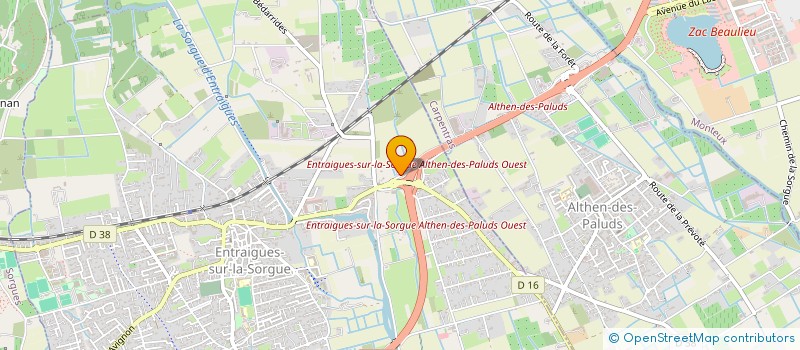 localisation de l'entreprise XGB AVENIR  ENTRAIGUES-SUR-LA-SORGUE