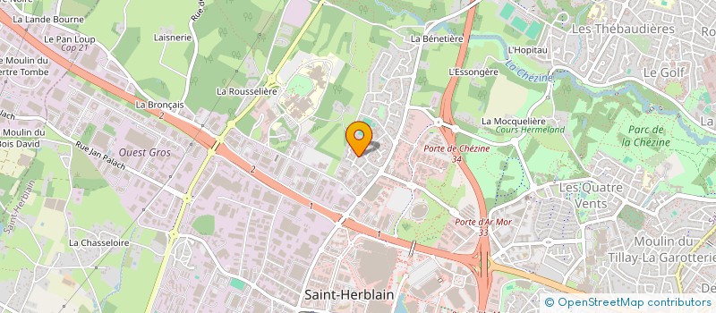 localisation de l'entreprise XGD à SAINT-HERBLAIN