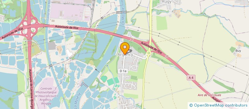 localisation de l'entreprise XGO  ARGANCY