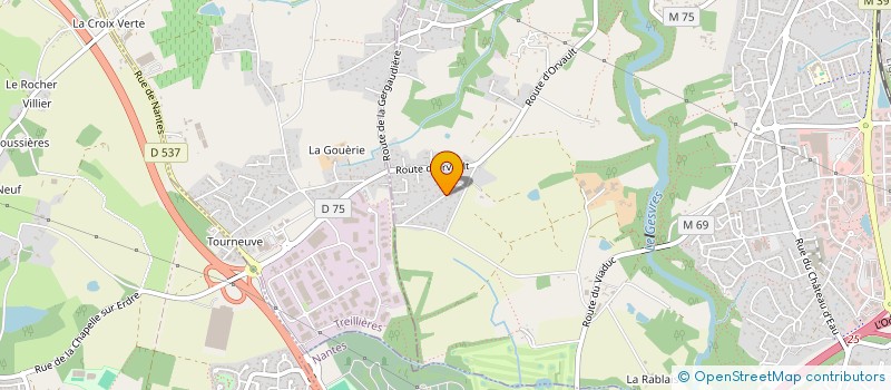 localisation de l'entreprise XGT IMMO  LA CHAPELLE-SUR-ERDRE