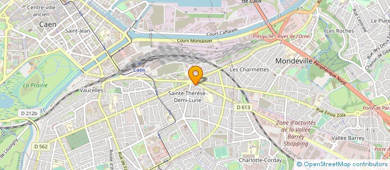 localisation de l'entreprise XH IMMOBILIER à CAEN