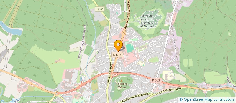 localisation de l'entreprise XH INVEST  SAINT-AVOLD