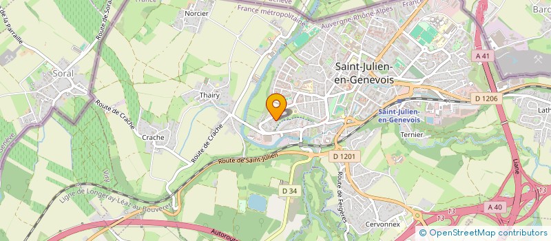 localisation de l'entreprise XHENI  SAINT-JULIEN-EN-GENEVOIS