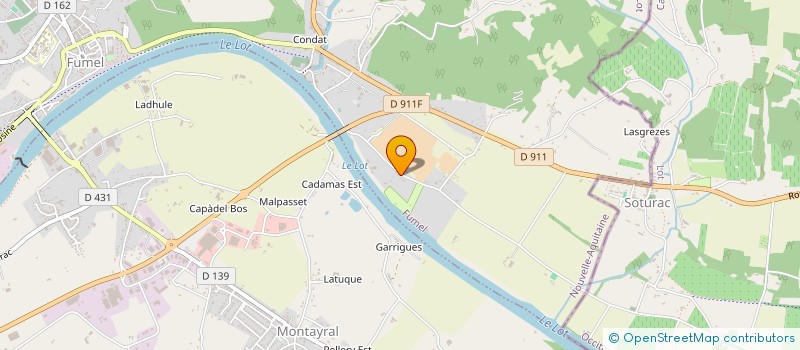 localisation de l'entreprise XHETANI BATIMENT à FUMEL