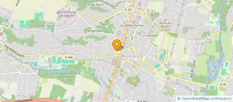 localisation de l'entreprise XHNM  MONTLHERY