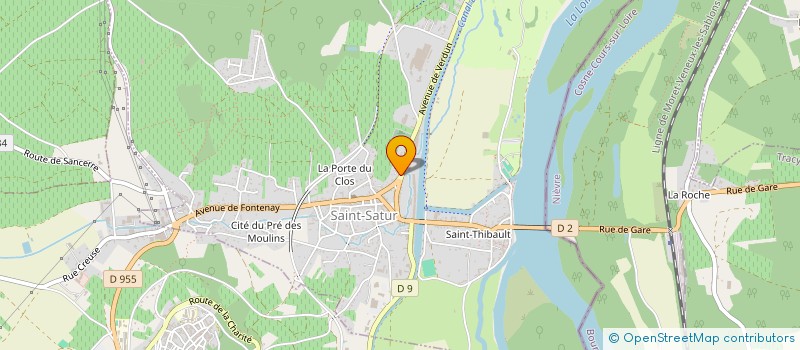 localisation de l'entreprise XI LE  SAINT-SATUR