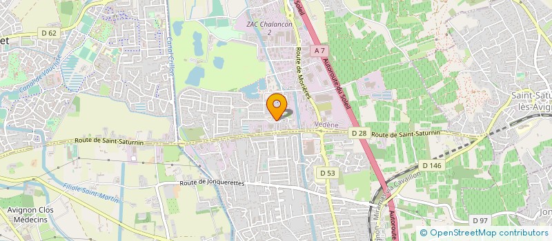 localisation de l'entreprise XI TECH INDUSTRIE  VEDENE