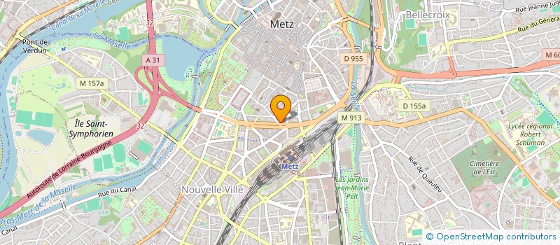 localisation de l'entreprise XIALIS à METZ