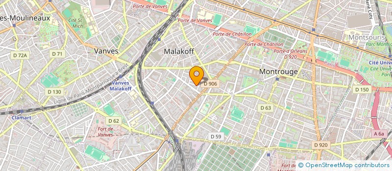 localisation de l'entreprise XIAO BAOTA  MALAKOFF