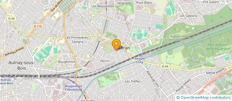 localisation de l'entreprise XIAOYOU à SEVRAN
