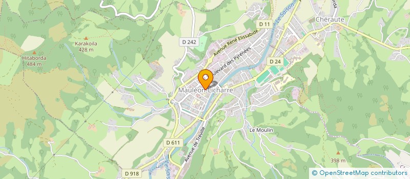 localisation de l'entreprise XIBERO KANTIN à MAULEON-LICHARRE