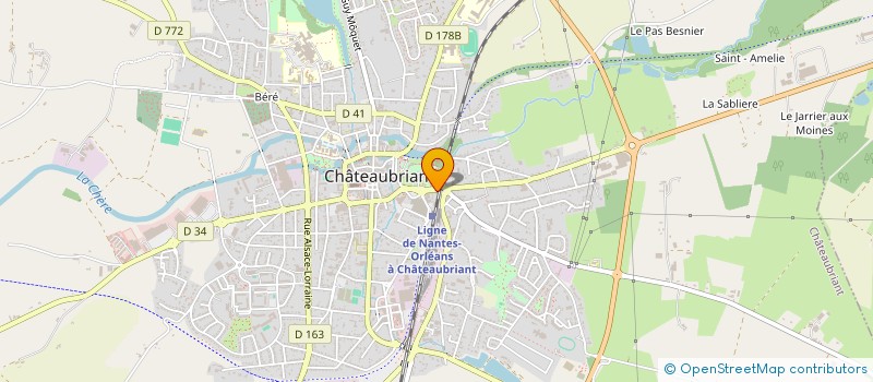 localisation de l'entreprise XIDUO  CHATEAUBRIANT