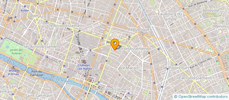 localisation de l'entreprise XIHU MODE à PARIS