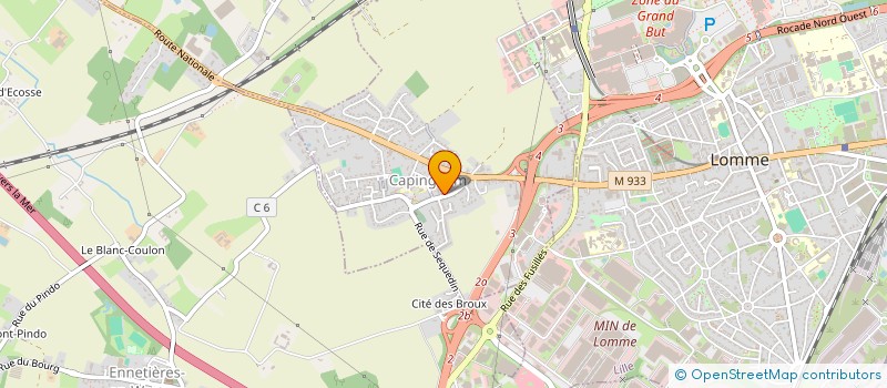 localisation de l'entreprise XILEF à LILLE