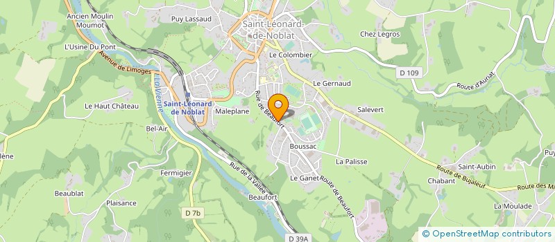 localisation de l'entreprise XILENI  SAINT-LEONARD-DE-NOBLAT