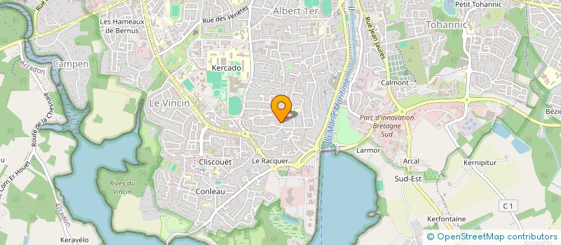 localisation de l'entreprise XIMAD à VANNES