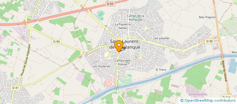 localisation de l'entreprise XIMAROT  SAINT-LAURENT-DE-LA-SALANQUE