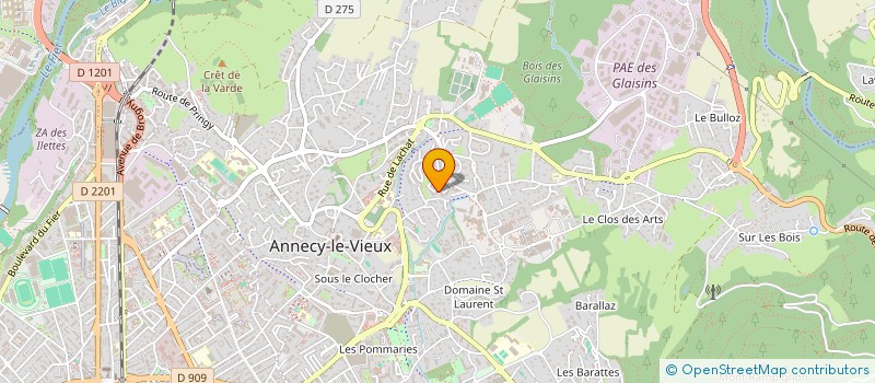 localisation de l'entreprise XIME DEV à ANNECY