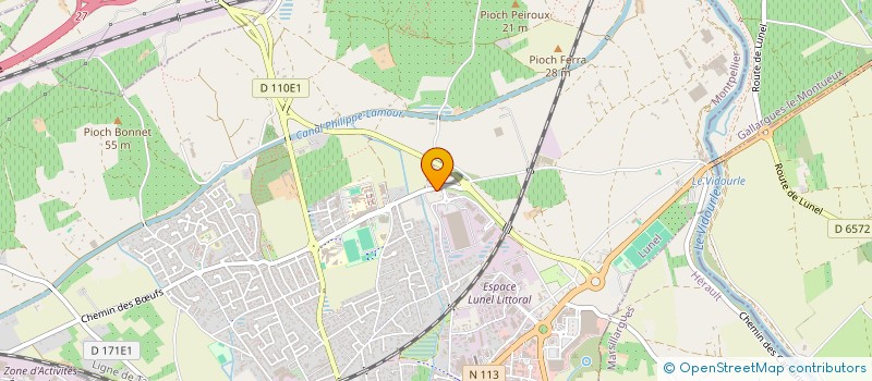 localisation de l'entreprise XIMEO  LUNEL