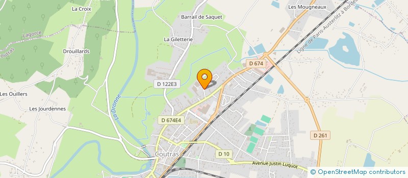 localisation de l'entreprise XIMINE à COUTRAS