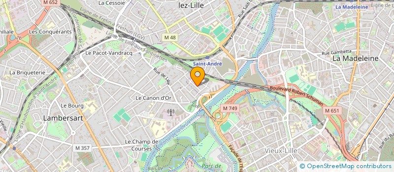 localisation de l'entreprise XIN  SAINT-ANDRE-LEZ-LILLE