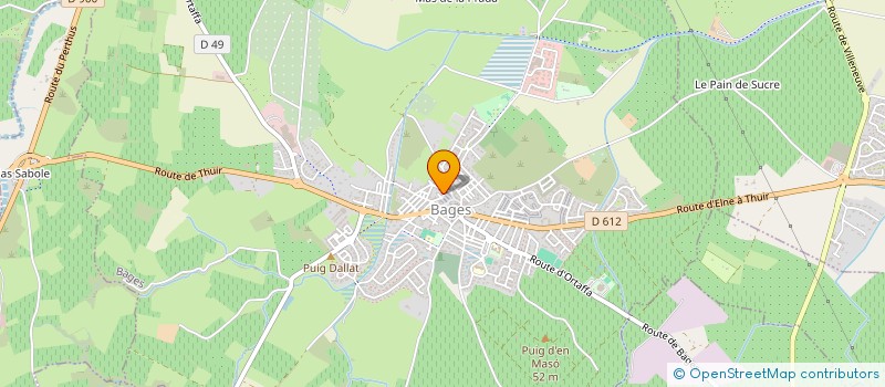 localisation de l'entreprise XIN CHAO à BAGES