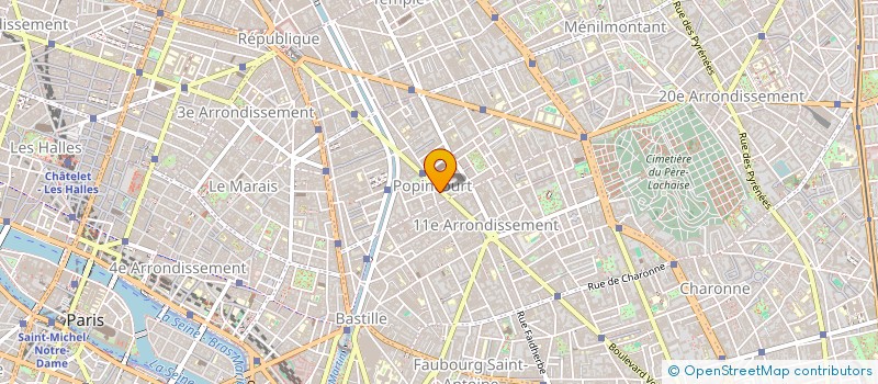 localisation de l'entreprise XIN DA  PARIS