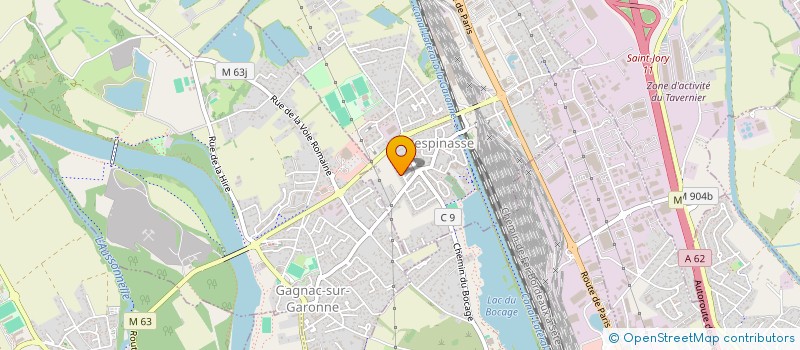 localisation de l'entreprise XIN DAO  LESPINASSE