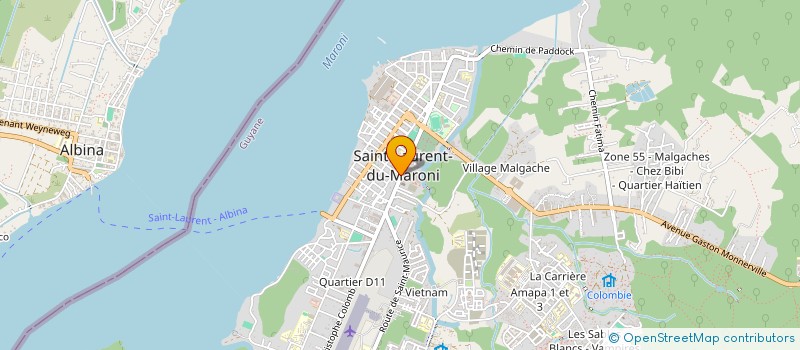 localisation de l'entreprise XIN DRAGON D'OR  SAINT-LAURENT-DU-MARONI