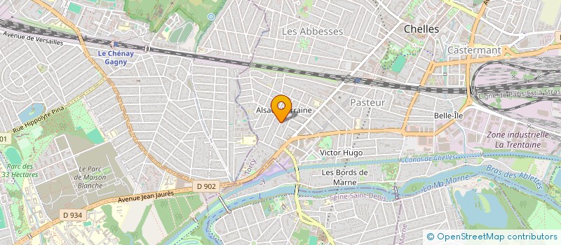 localisation de l'entreprise XIN FAN PENG  CHELLES