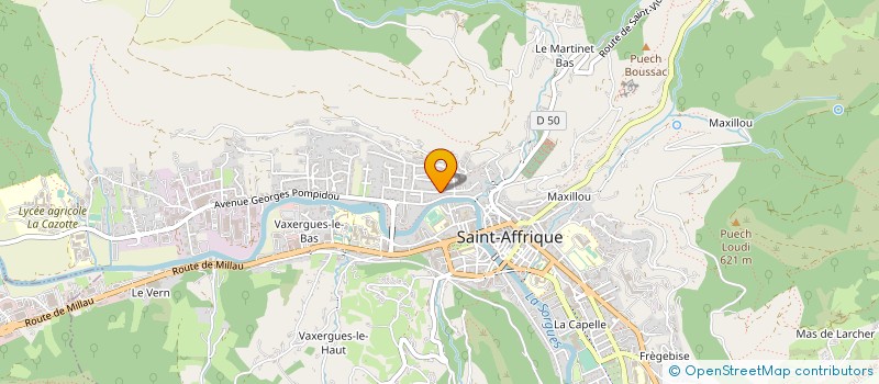 localisation de l'entreprise XIN HO L HARMONIE DU COEUR  SAINT-AFFRIQUE