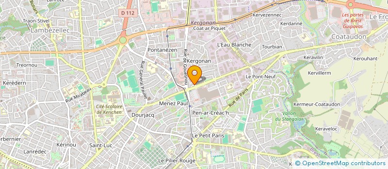 localisation de l'entreprise XIN LE YUAN à BREST