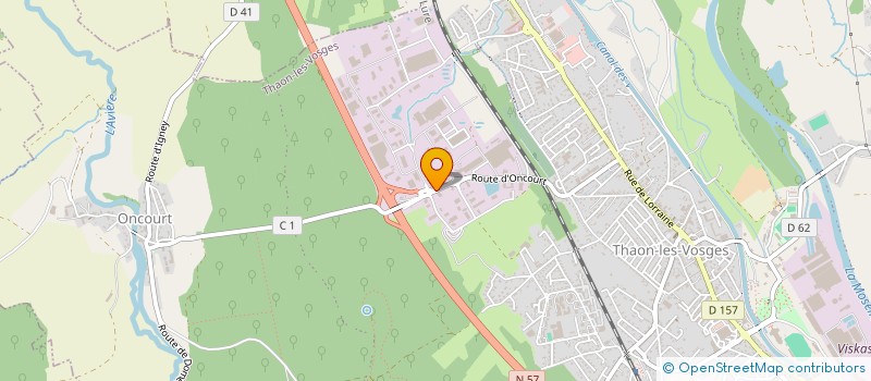 localisation de l'entreprise XIN LONG  THAON-LES-VOSGES