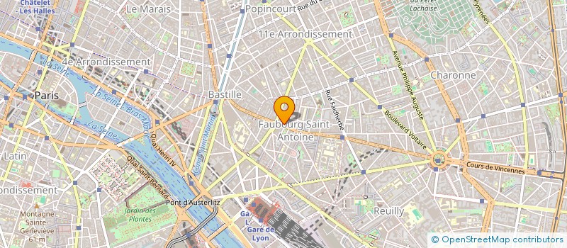 localisation de l'entreprise XIN LONG  PARIS 11