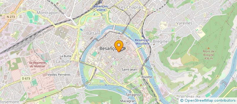 localisation de l'entreprise XIN ONGLES à BESANCON