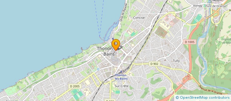 localisation de l'entreprise XIN QI CHENG à THONON-LES-BAINS