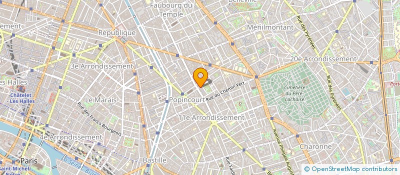 localisation de l'entreprise XIN SHUN  PARIS