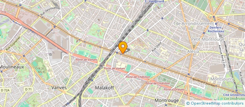 localisation de l'entreprise XIN WANG  CLAMART