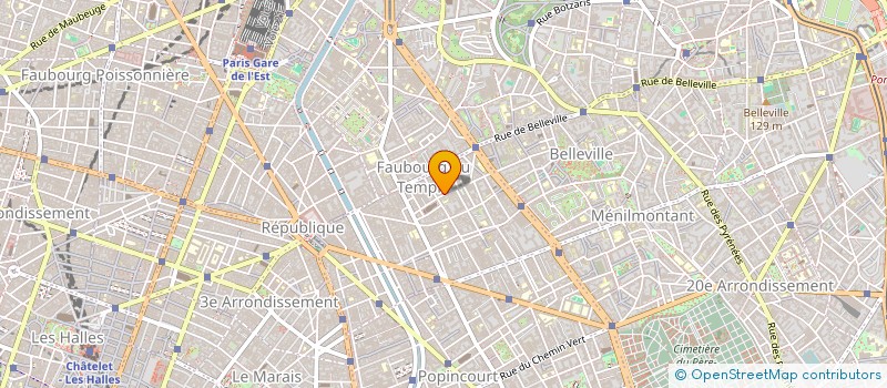 localisation de l'entreprise XIN WEI à PARIS