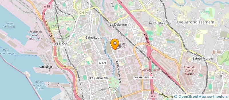localisation de l'entreprise XIN XIN à MARSEILLE