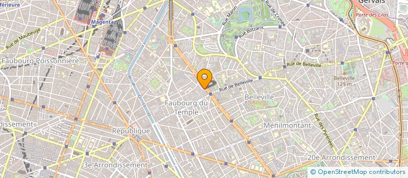 localisation de l'entreprise XIN XIN SARL  PARIS