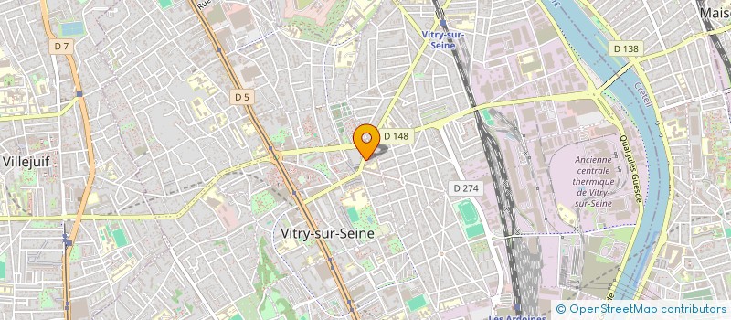localisation de l'entreprise XIN YUAN à VITRY-SUR-SEINE