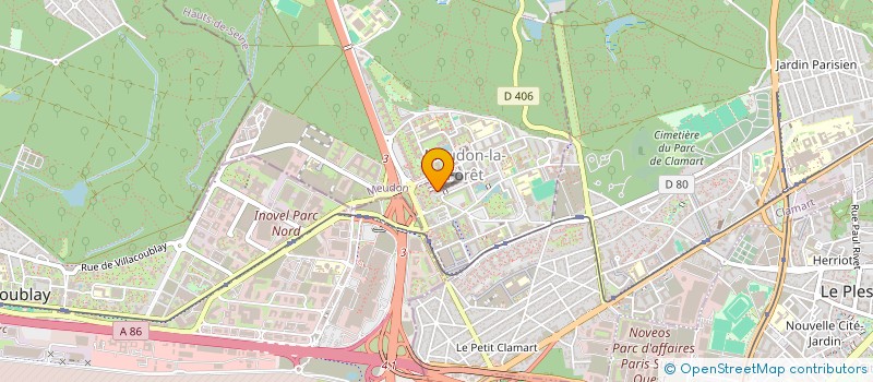 localisation de l'entreprise XIN YUAN à MEUDON