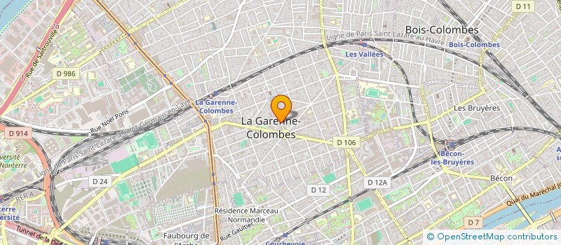 localisation de l'entreprise XIN ZENG ZENG à LA GARENNE-COLOMBES