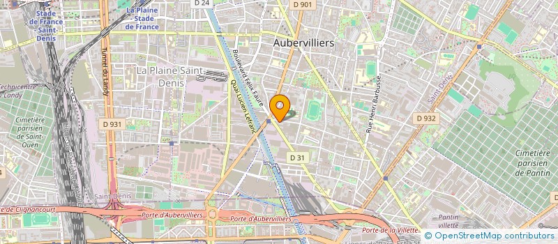 localisation de l'entreprise XINDA  AUBERVILLIERS