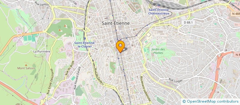 localisation de l'entreprise XINDA SHOP à SAINT-ETIENNE