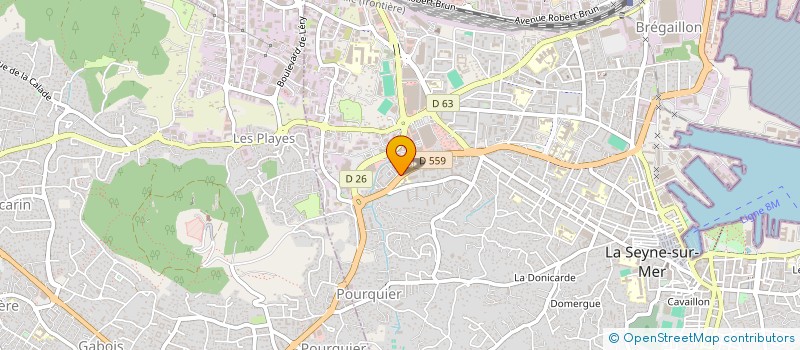 localisation de l'entreprise XINDAZUR HOLDING  LA SEYNE-SUR-MER