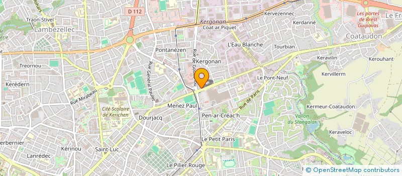 localisation de l'entreprise XINE GROUP à BREST