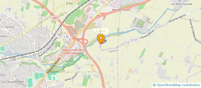 localisation de l'entreprise XING FU à SAINT-MARCEL-LES-VALENCE