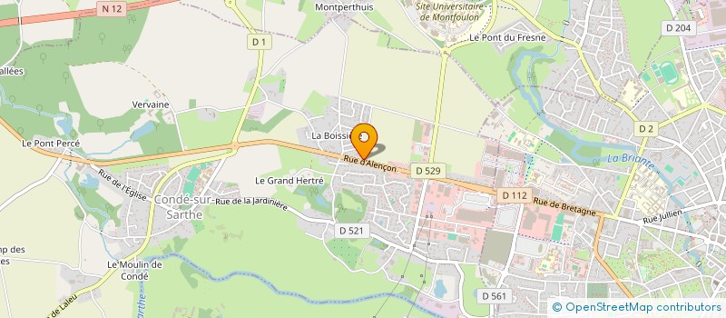 localisation de l'entreprise XING WANG à CONDE-SUR-SARTHE